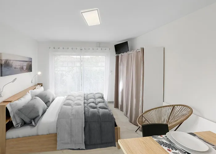 Studio Entre Bordeaux Et L\'Atlantique Avec Jardin